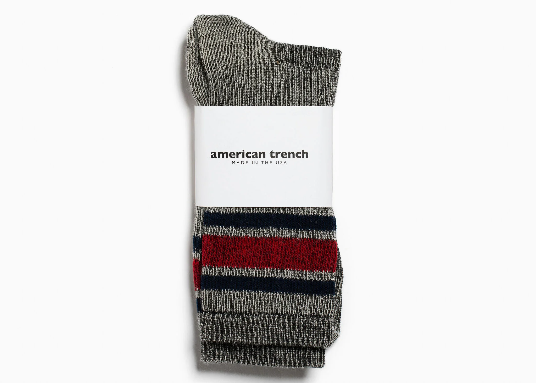 American Trench Merino Activity Crew – Grey