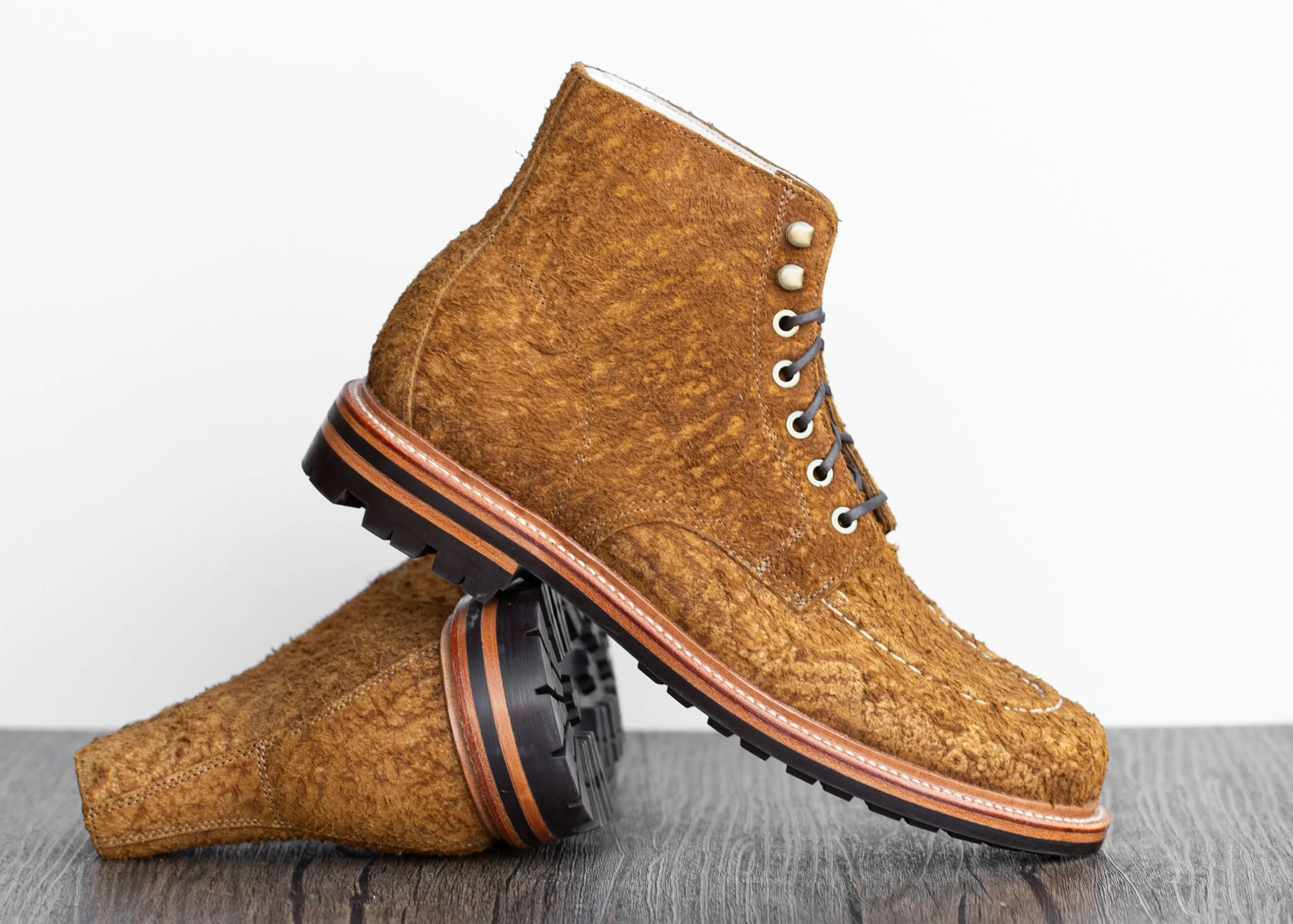 Brass Boot Bronze Rough Suede - Image 5