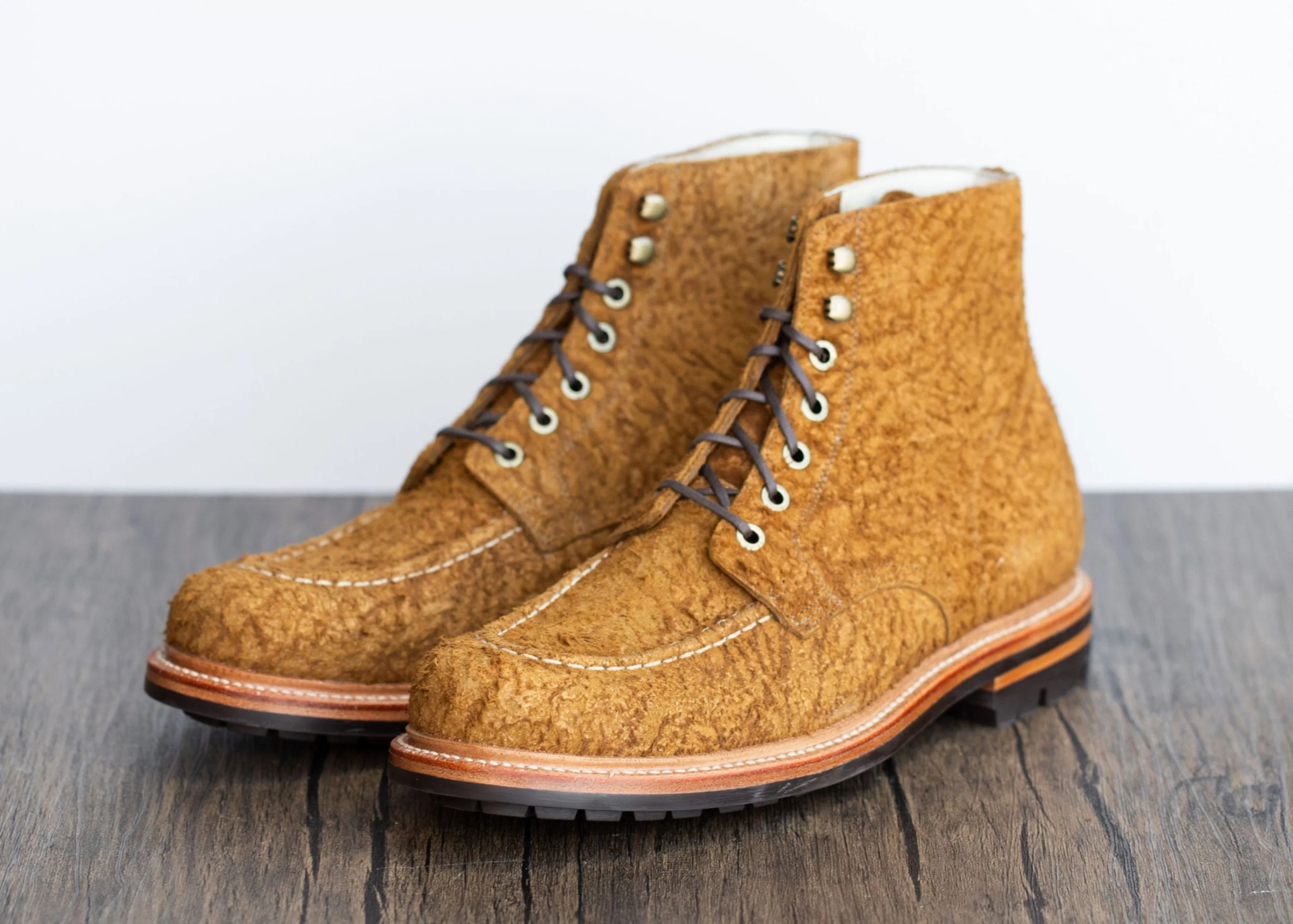 Brass Boot Bronze Rough Suede - Image 6