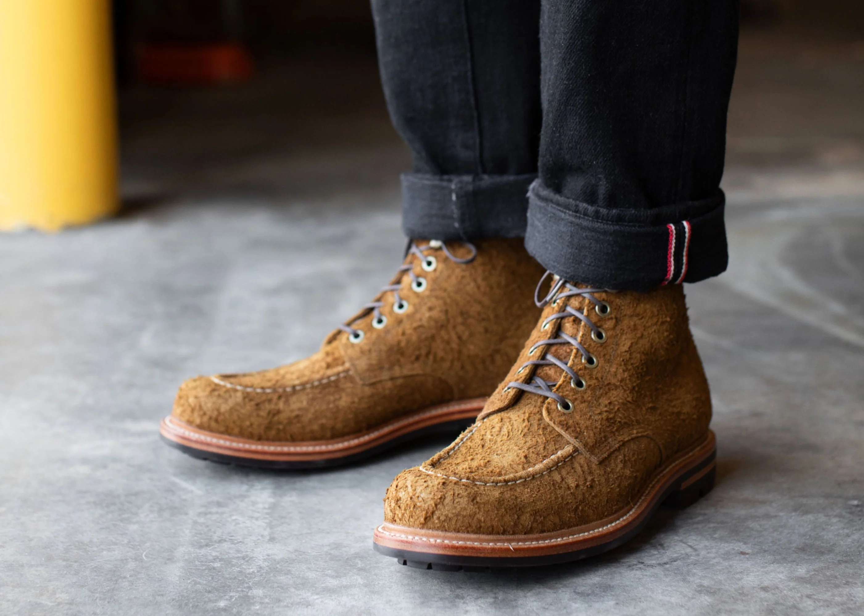 Brass Boot Bronze Rough Suede - Image 7