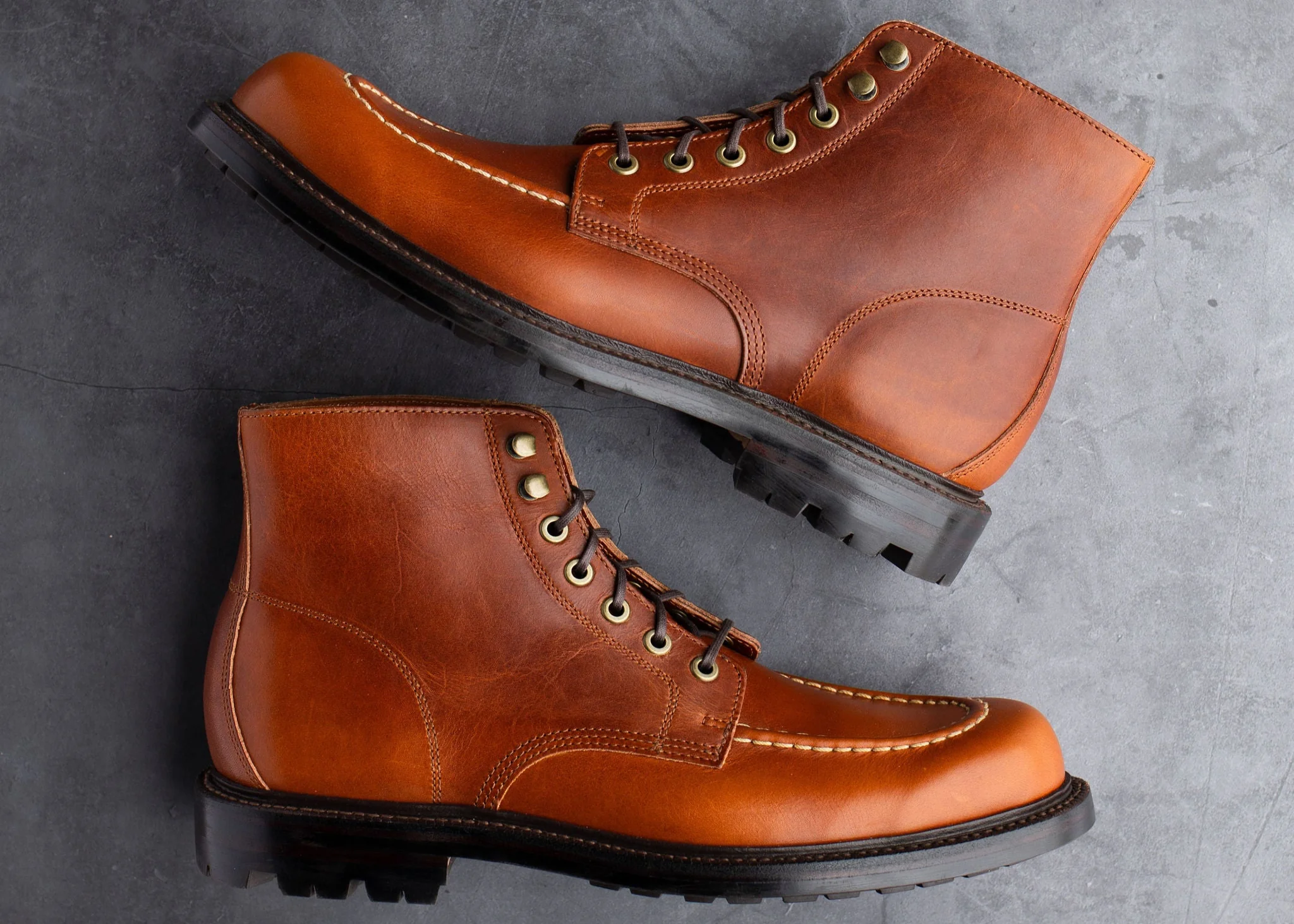 Brass Boot Tan Brooklyn Calf - Image 5