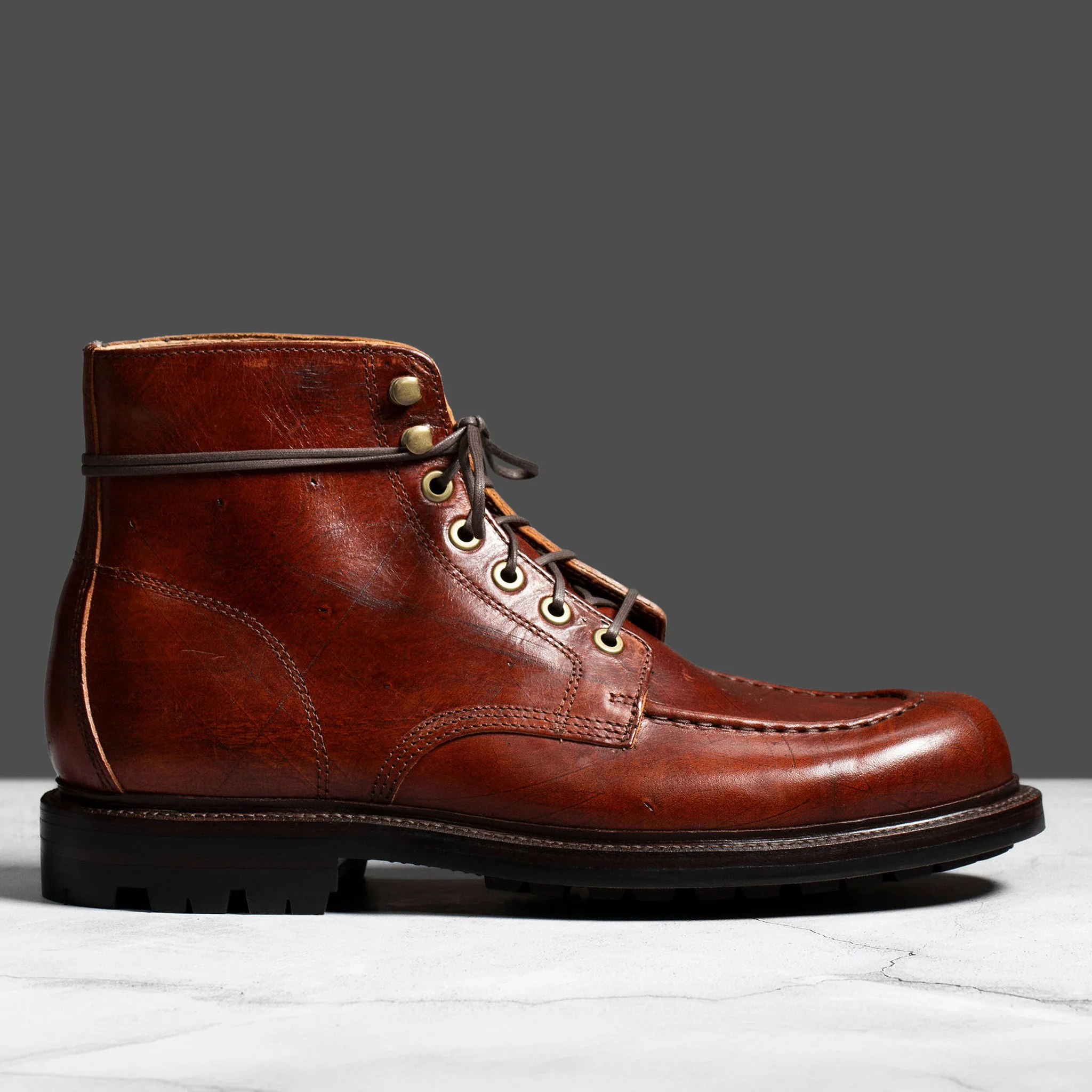 Brass Boot Cognac Ecbatana