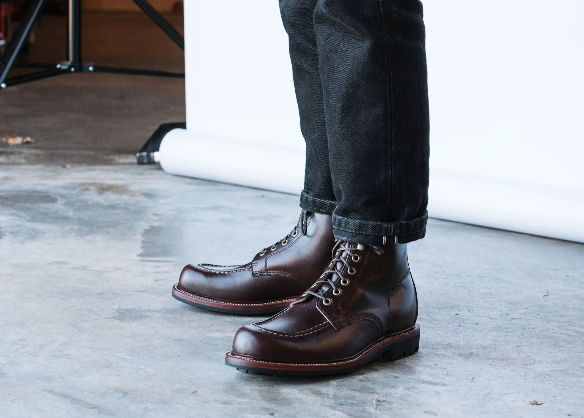 Brass Boot Crimson Chromexcel - Image 8