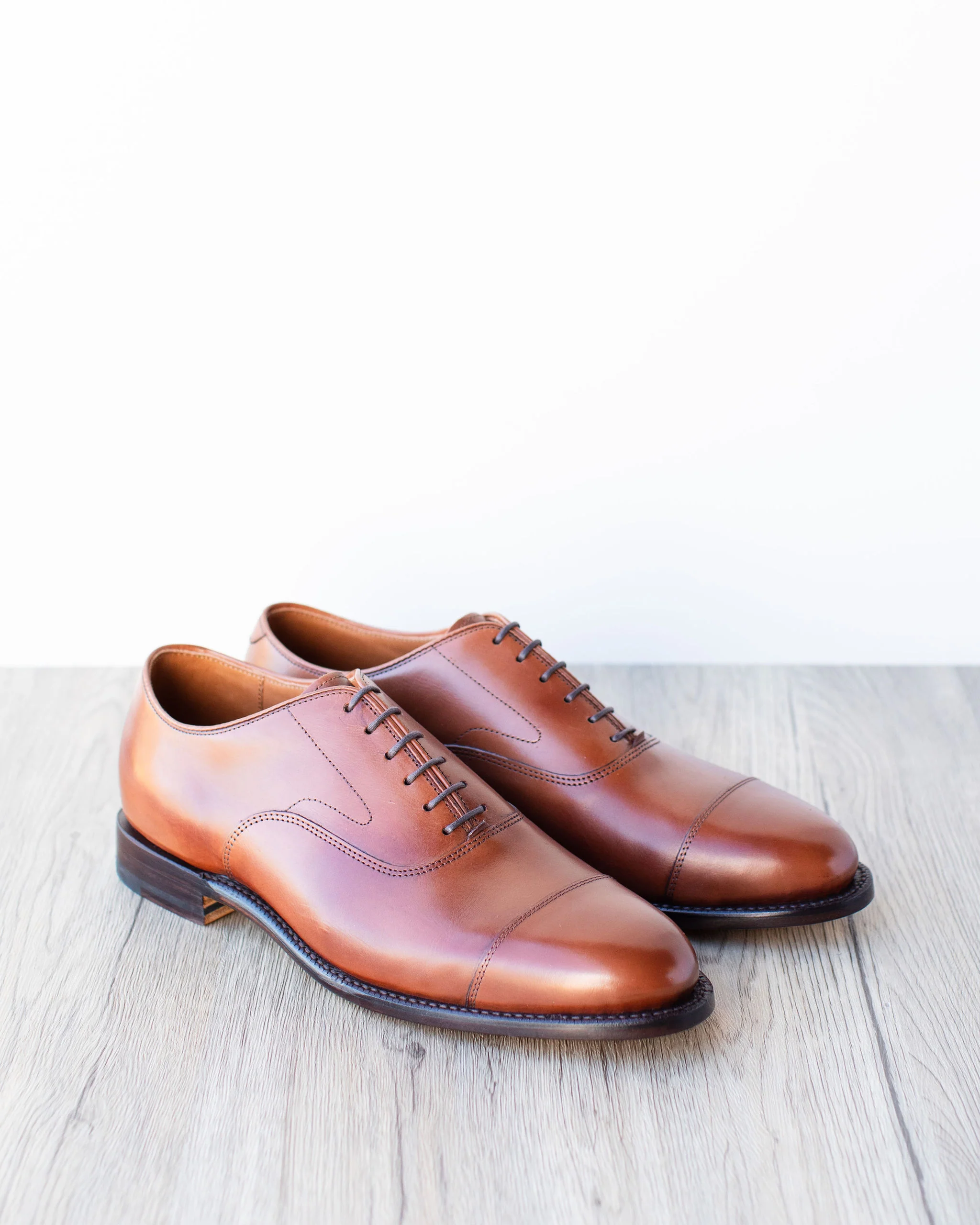 Cap Toe Oxford - Chestnut Calf - Image 5