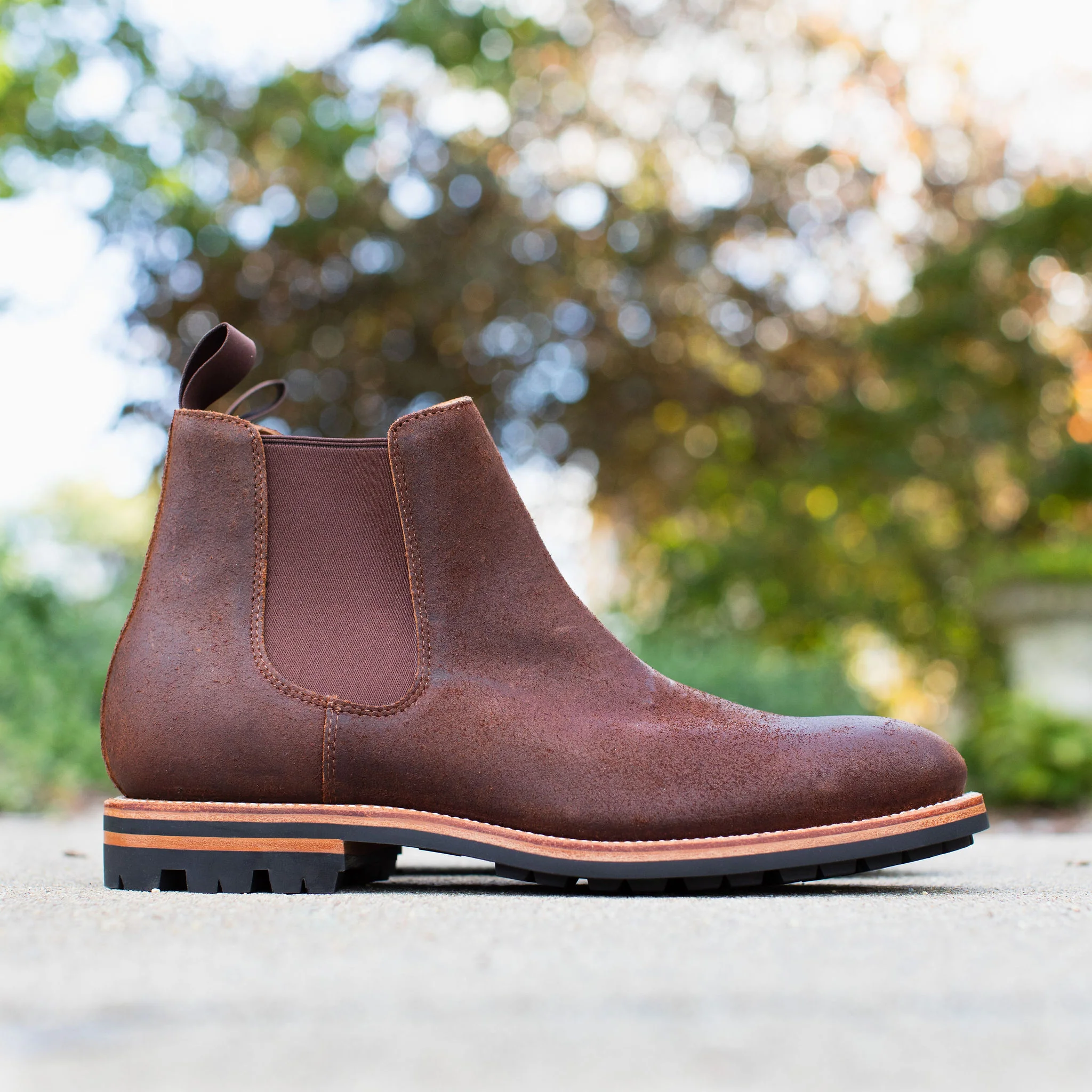 Chelsea Boot - Dark Oak Roughout - Image 5