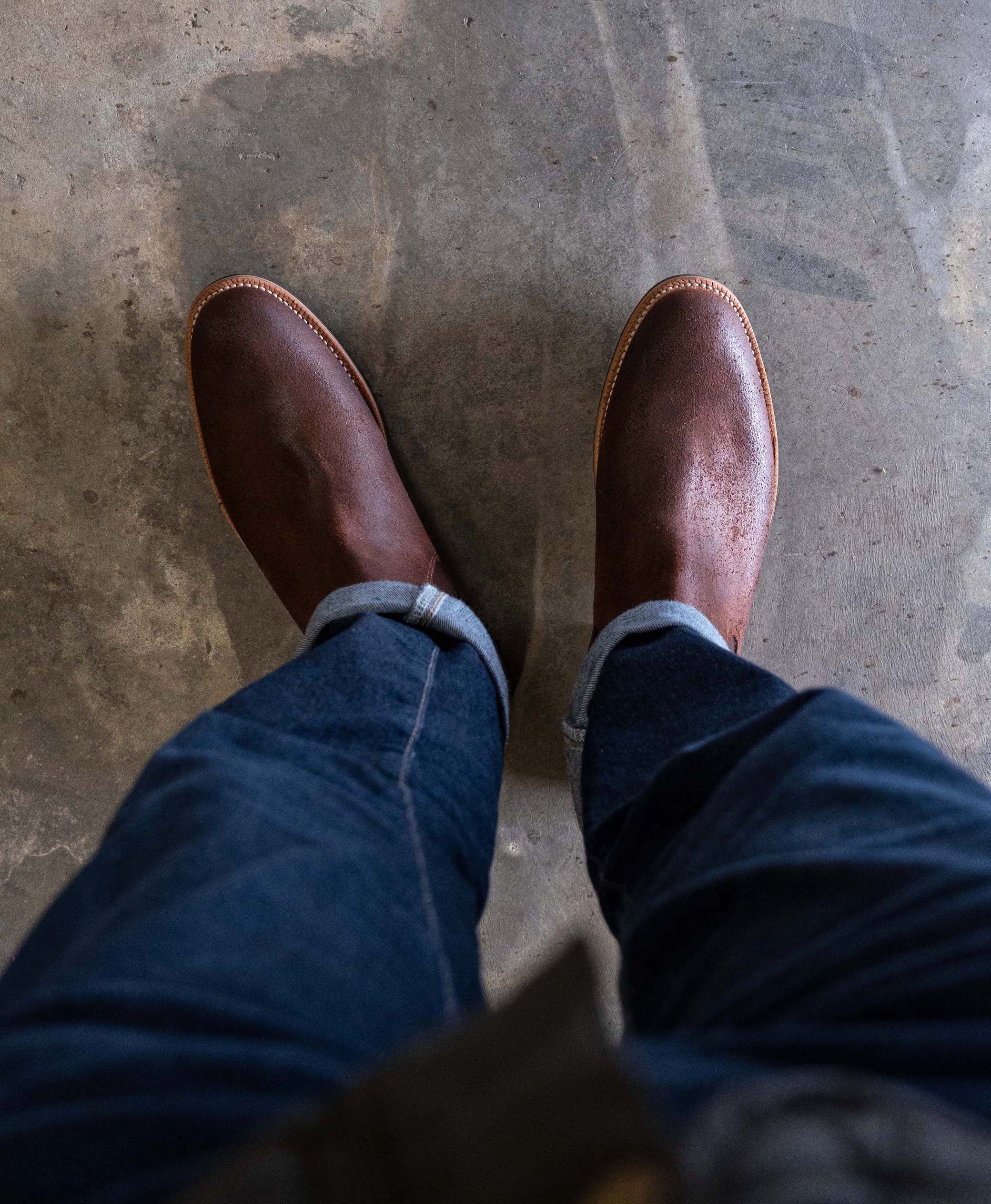 Chelsea Boot - Dark Oak Roughout - Image 6