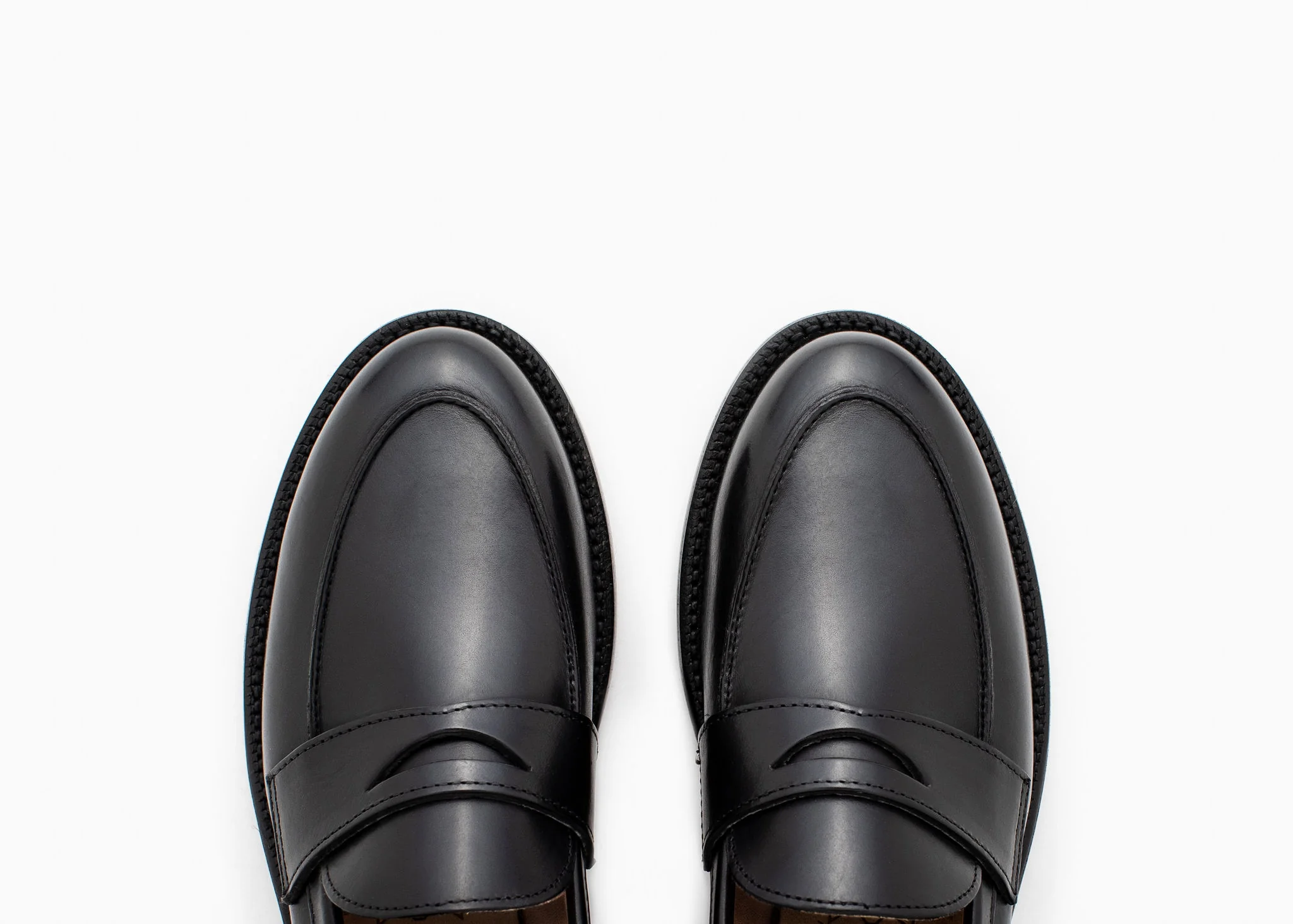 Clara Penny Loafer Black Calf - Image 4