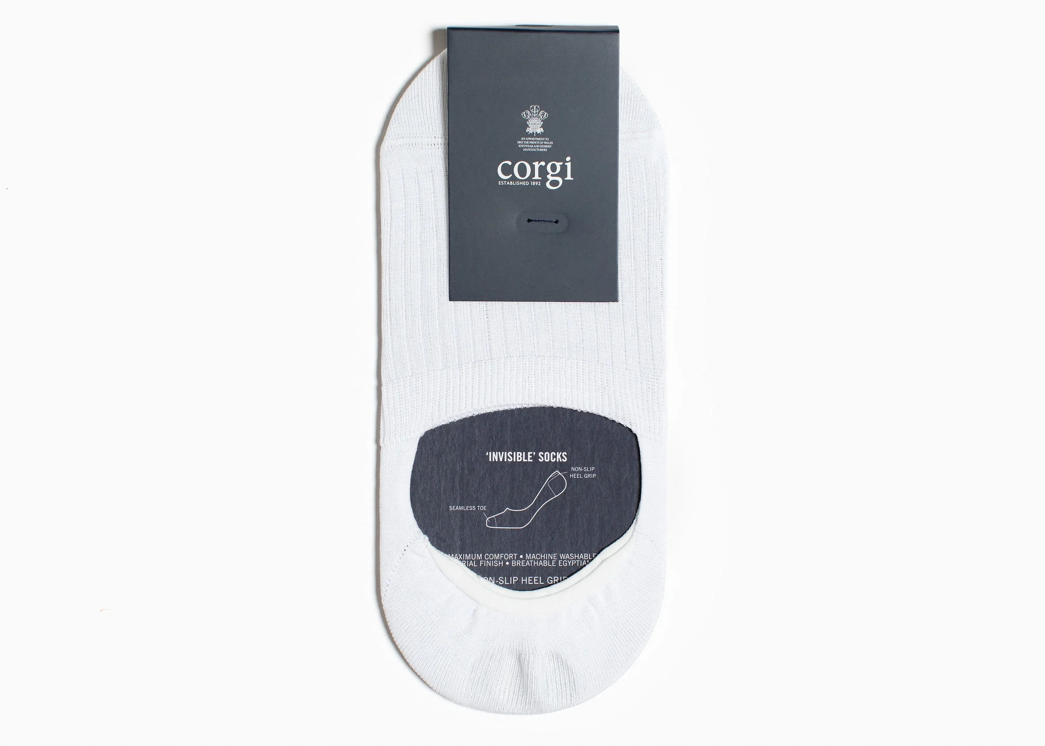 Corgi x Grant Stone Cotton No Show Sock - Image 5