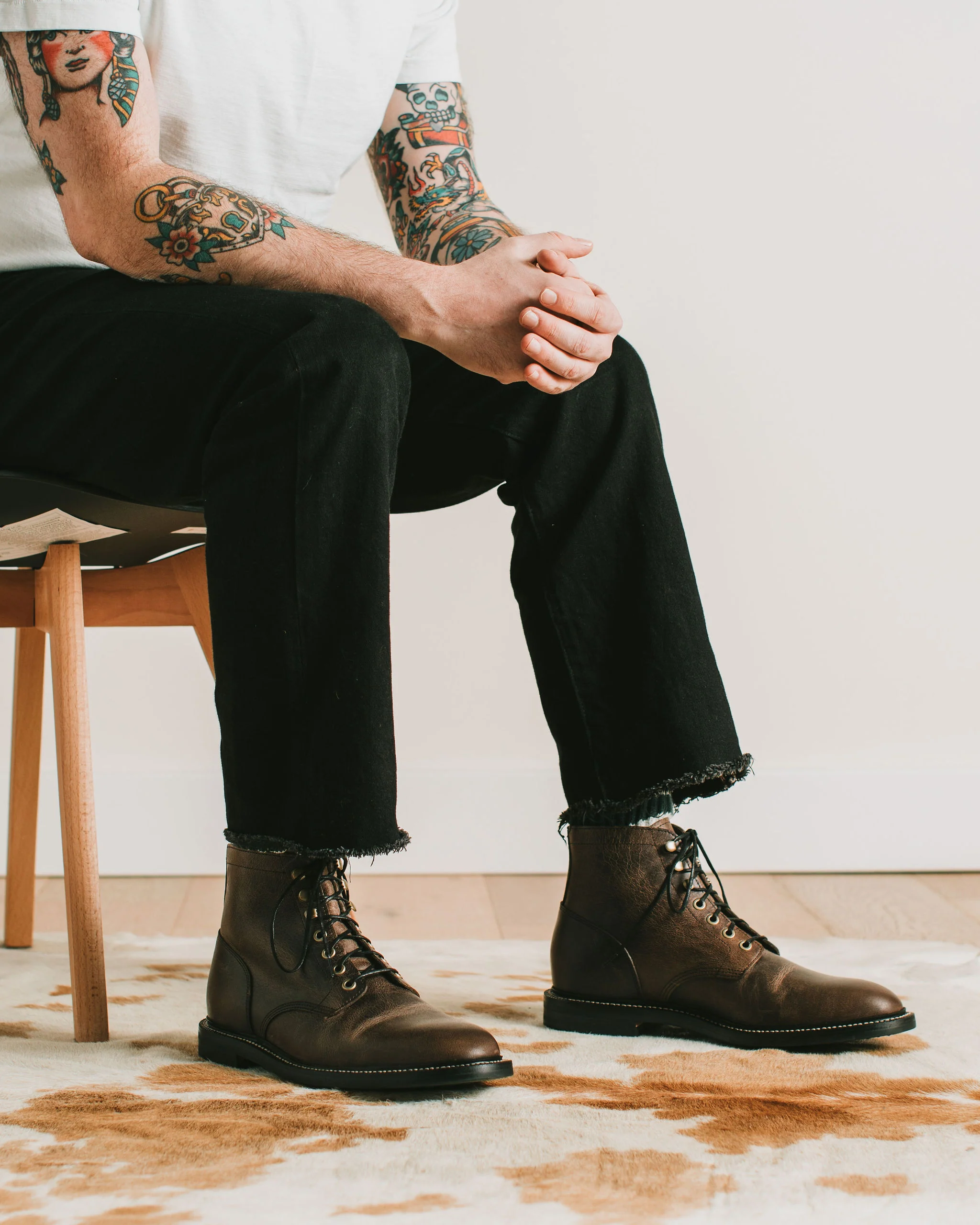 Diesel Boot Black Waxed Deer - Image 8