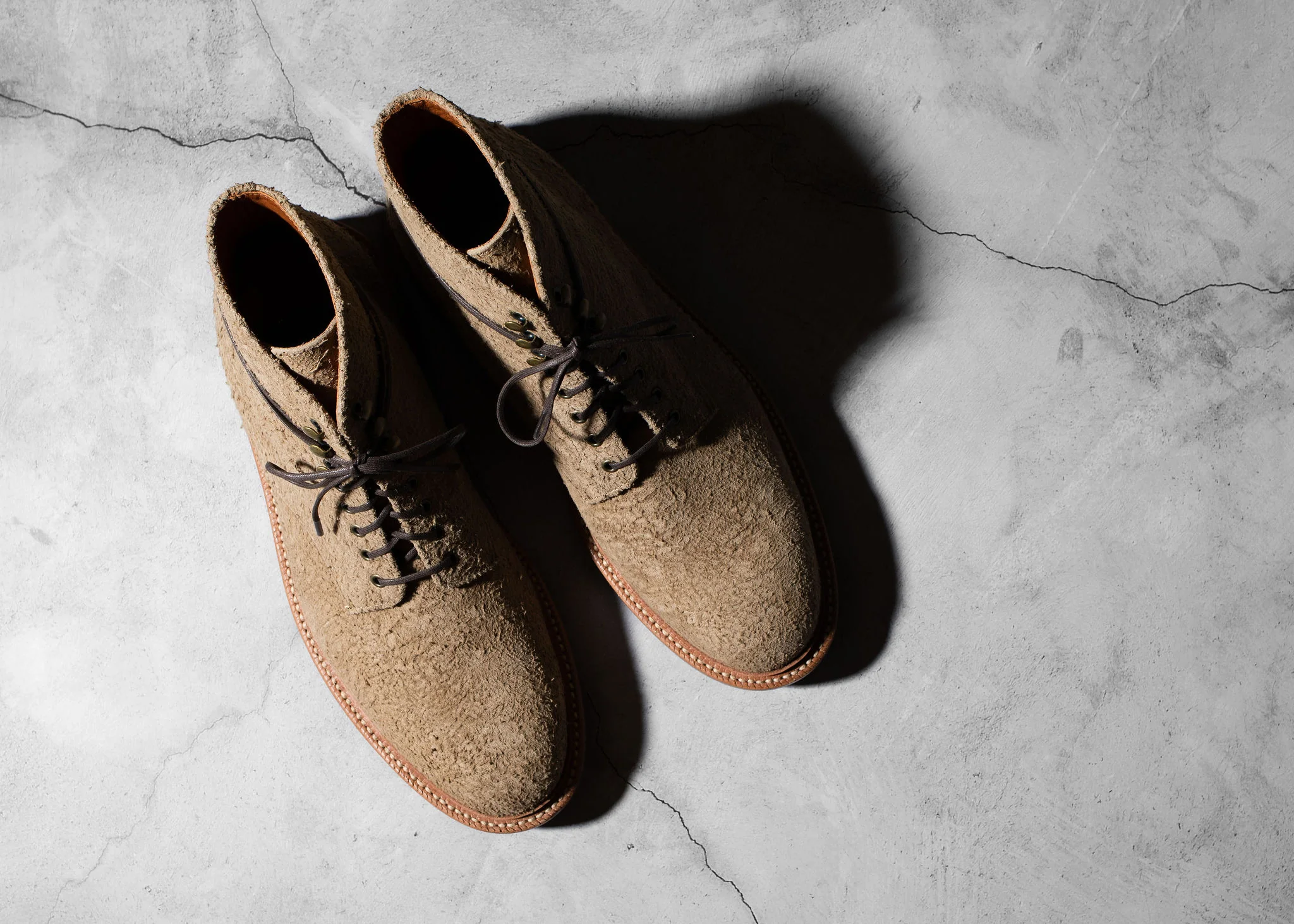 Edward Boot Milkshake Rough Suede - Image 3