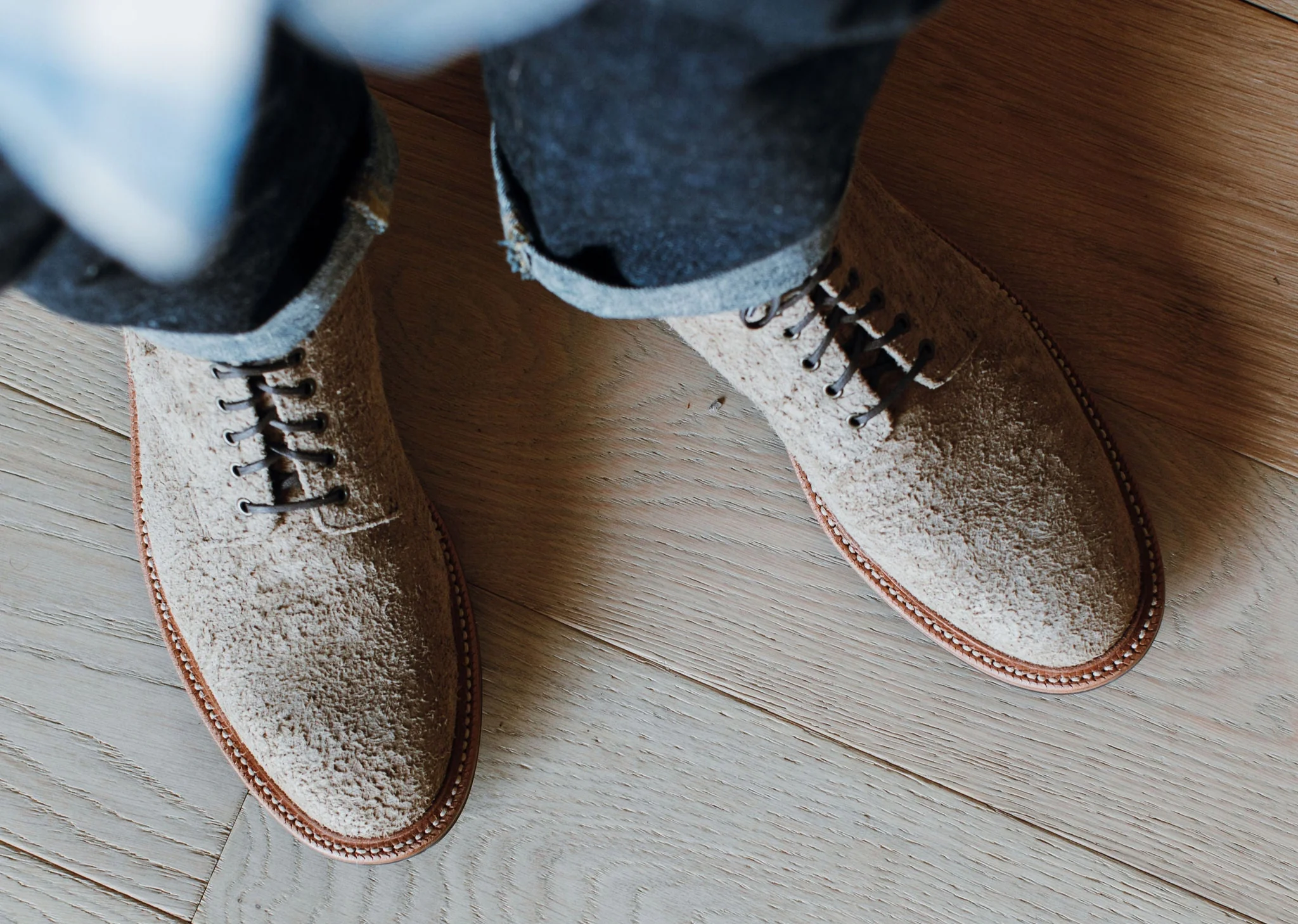 Edward Boot Milkshake Rough Suede - Image 6