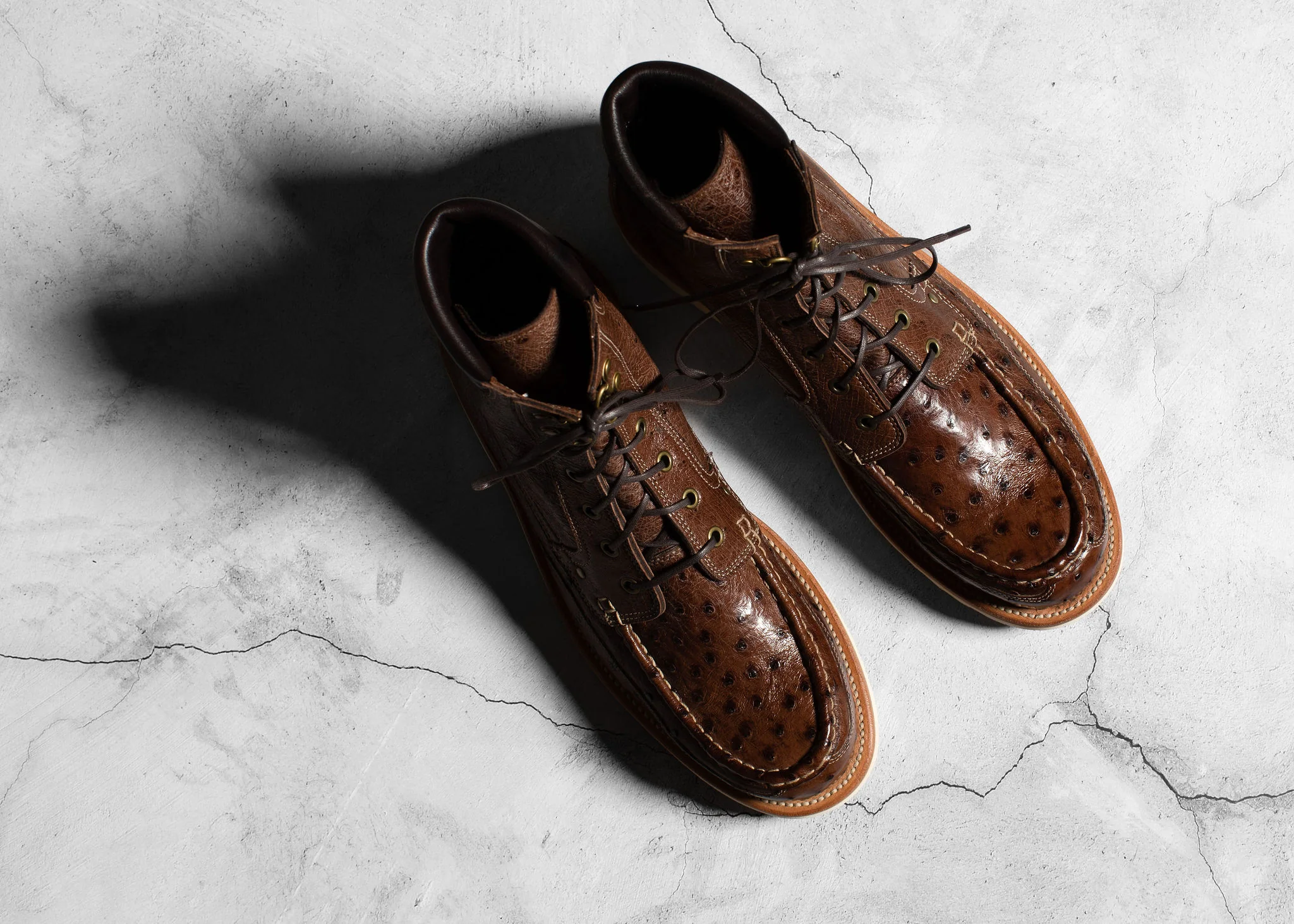 Field Boot Kango Tobacco Ostrich - Image 3