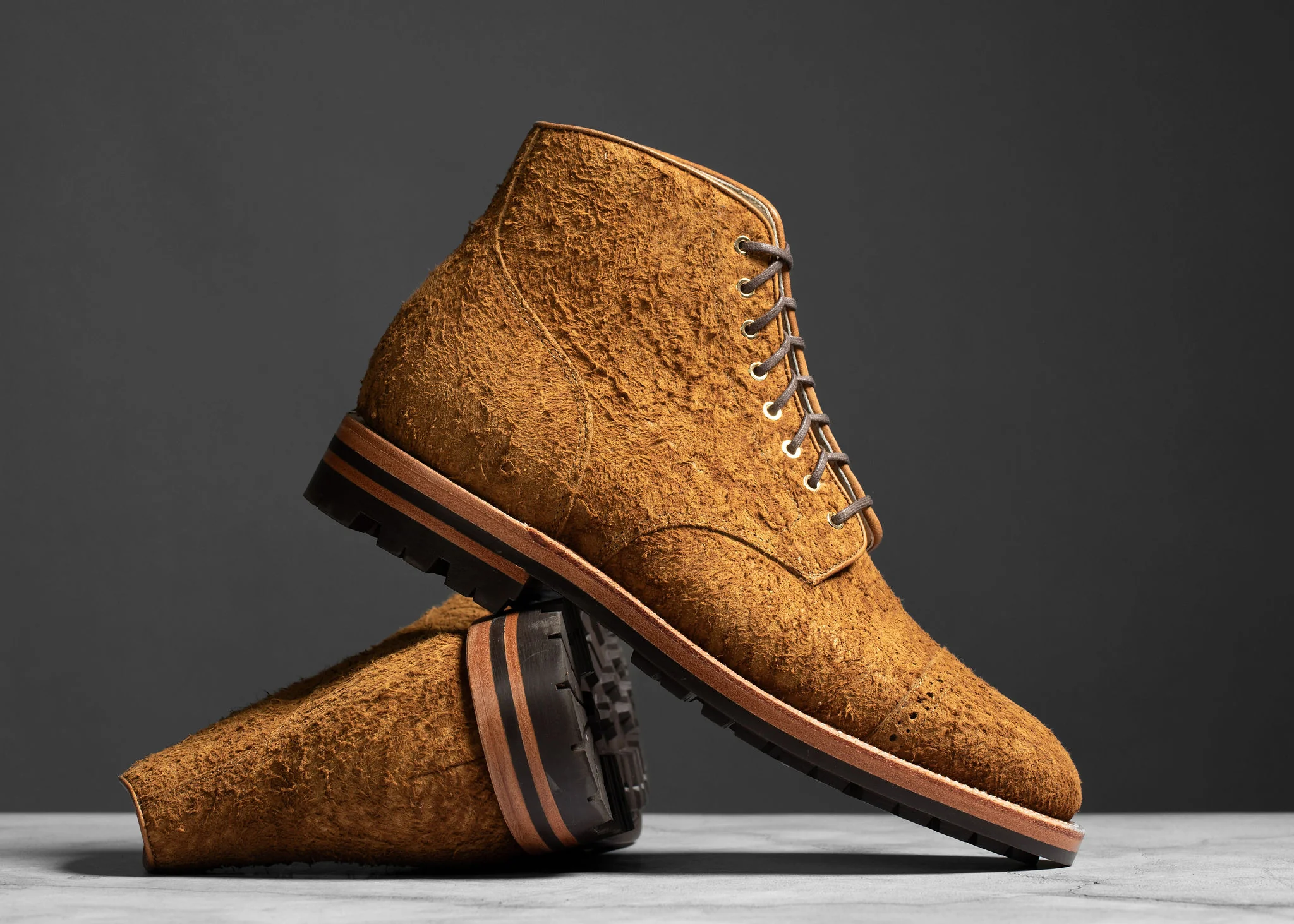 Garrison Boot Bronze Rough Suede - Image 3