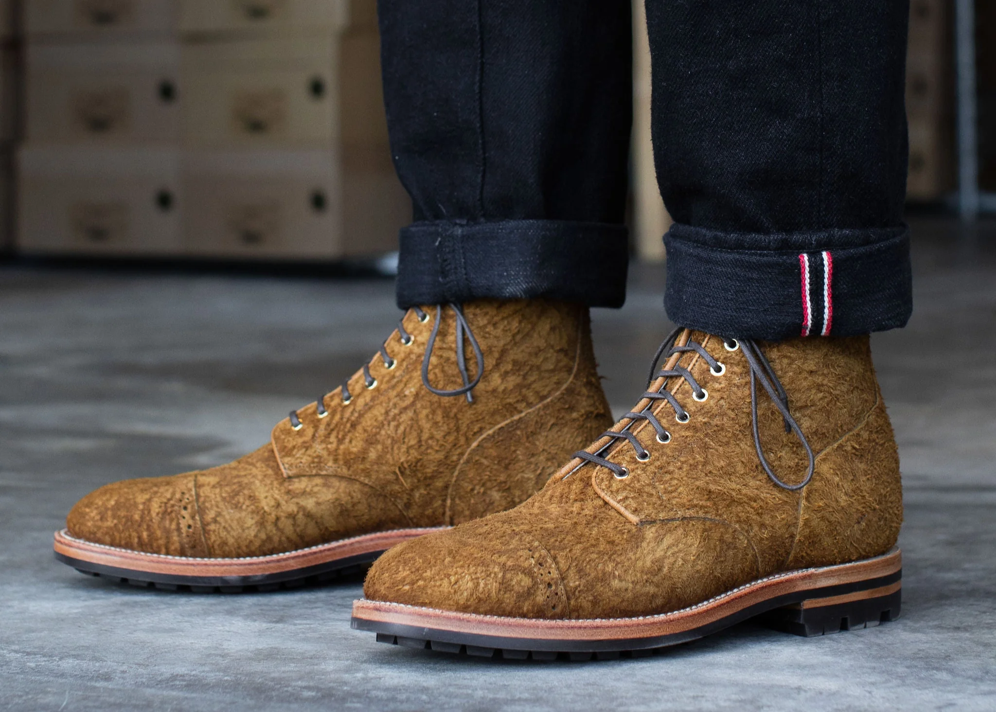Garrison Boot Bronze Rough Suede - Image 6
