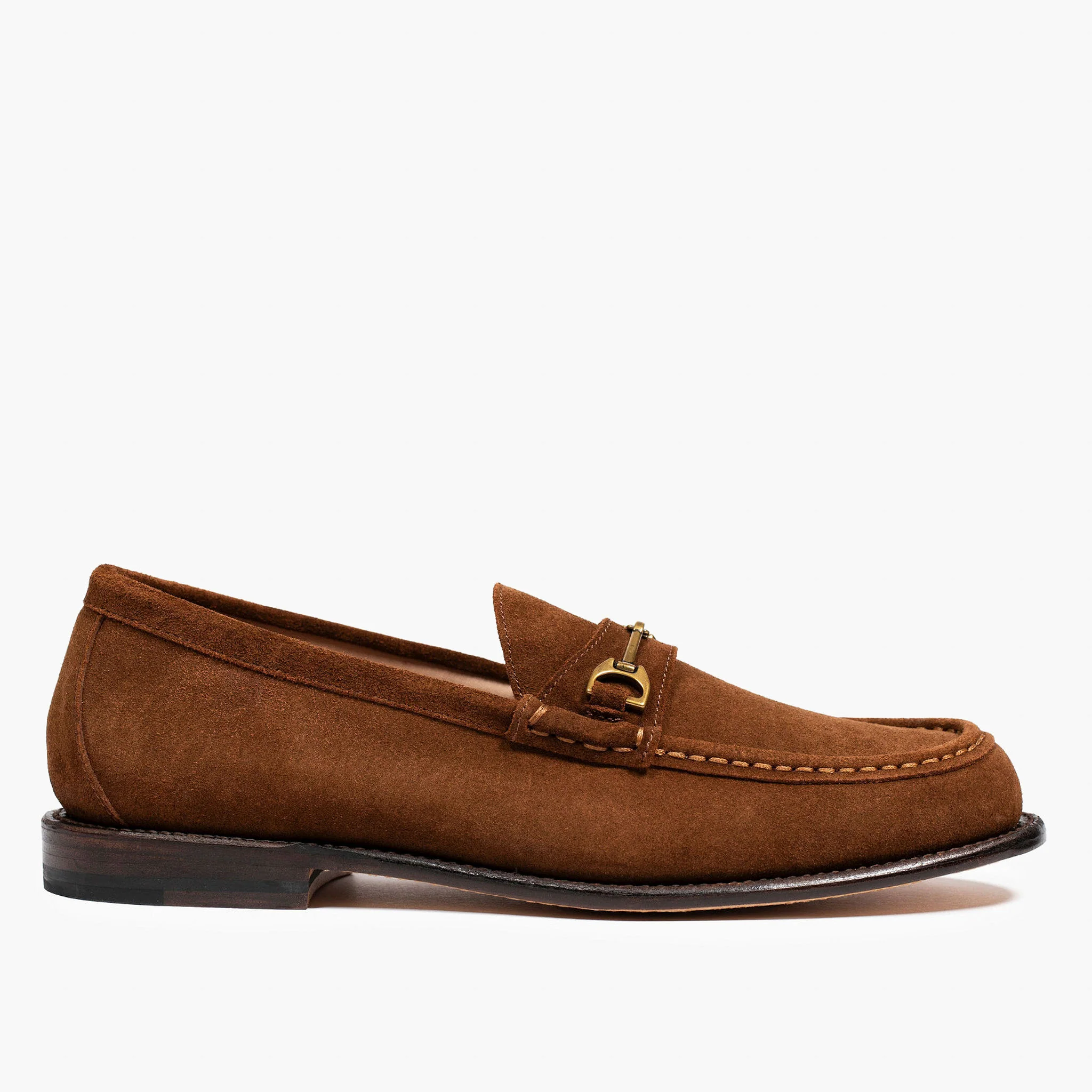 Horsebit Loafer Bourbon Suede