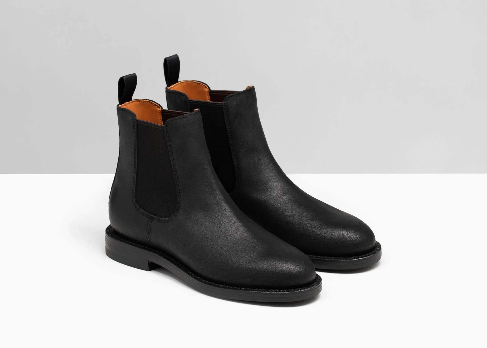 Josephine Chelsea Boot Black Waxed Commander - Image 4