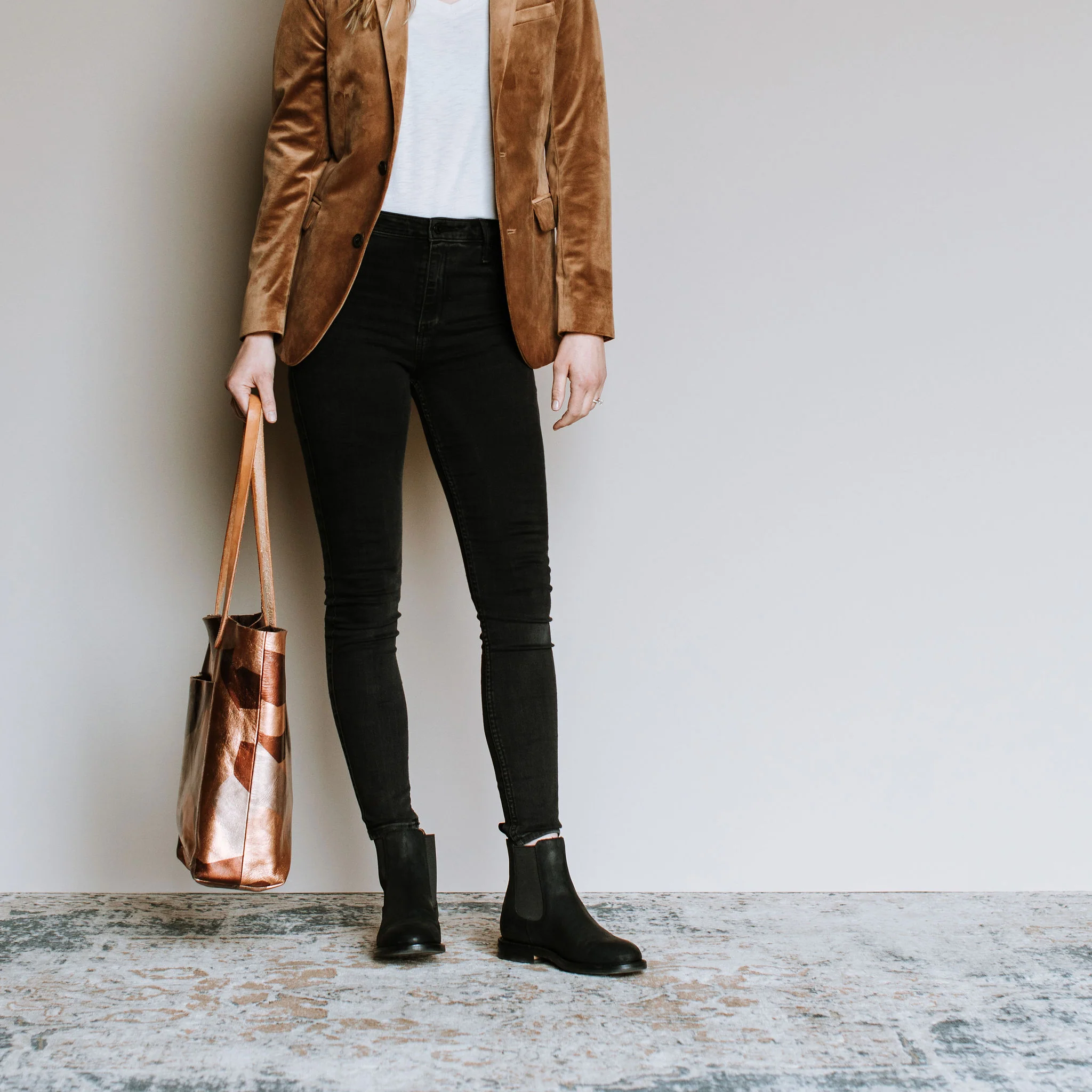 Josephine Chelsea Boot Black Waxed Commander - Image 8