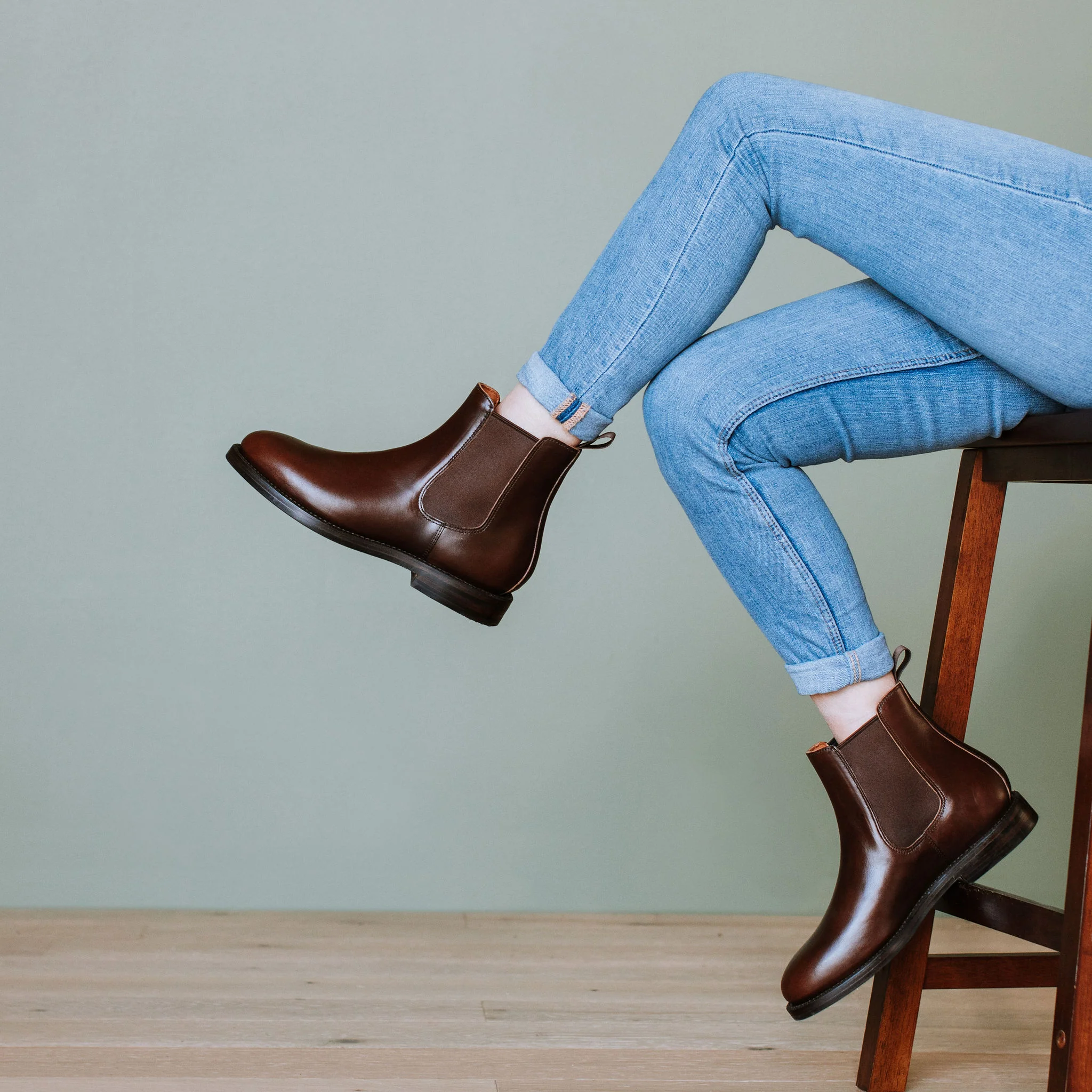 Josephine Chelsea Boot Crimson Chromexcel - Image 8