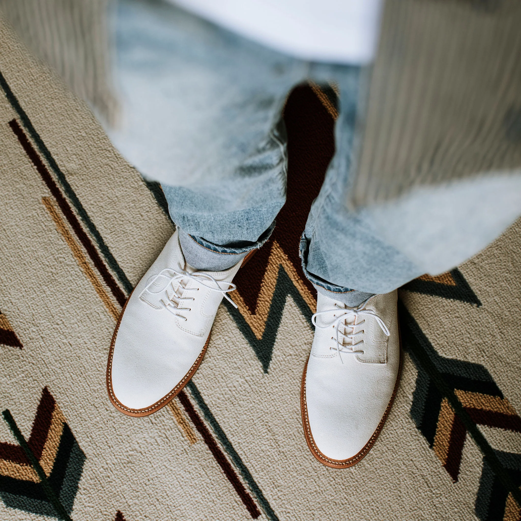 Lily White Suede Buck - Image 7