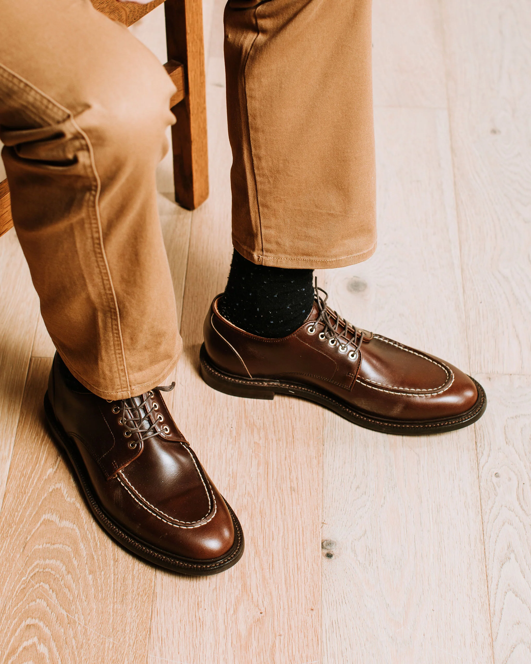 Moc Toe Derby Crimson Chromexcel - Image 7