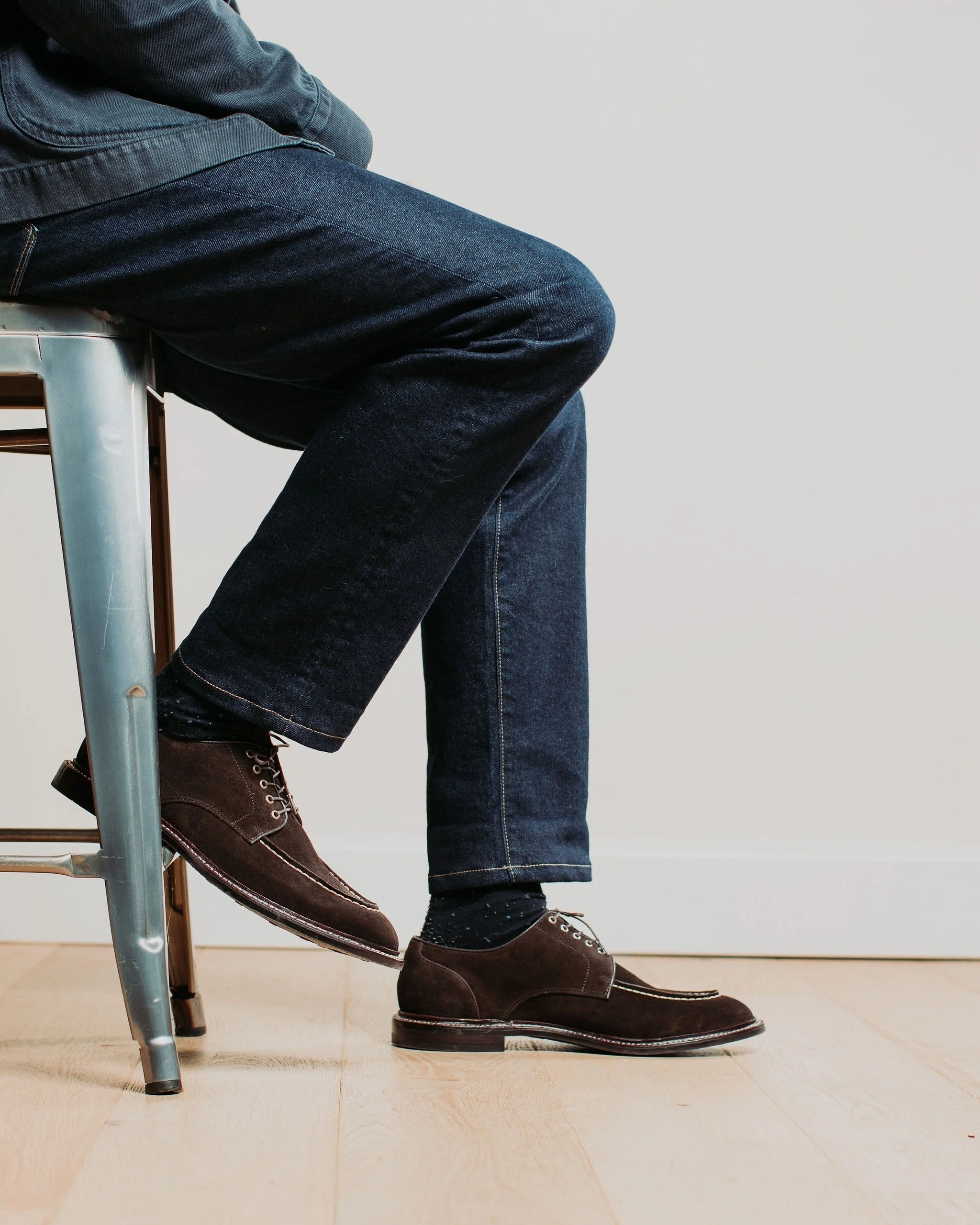 Moc Toe Derby Espresso Suede - Image 8