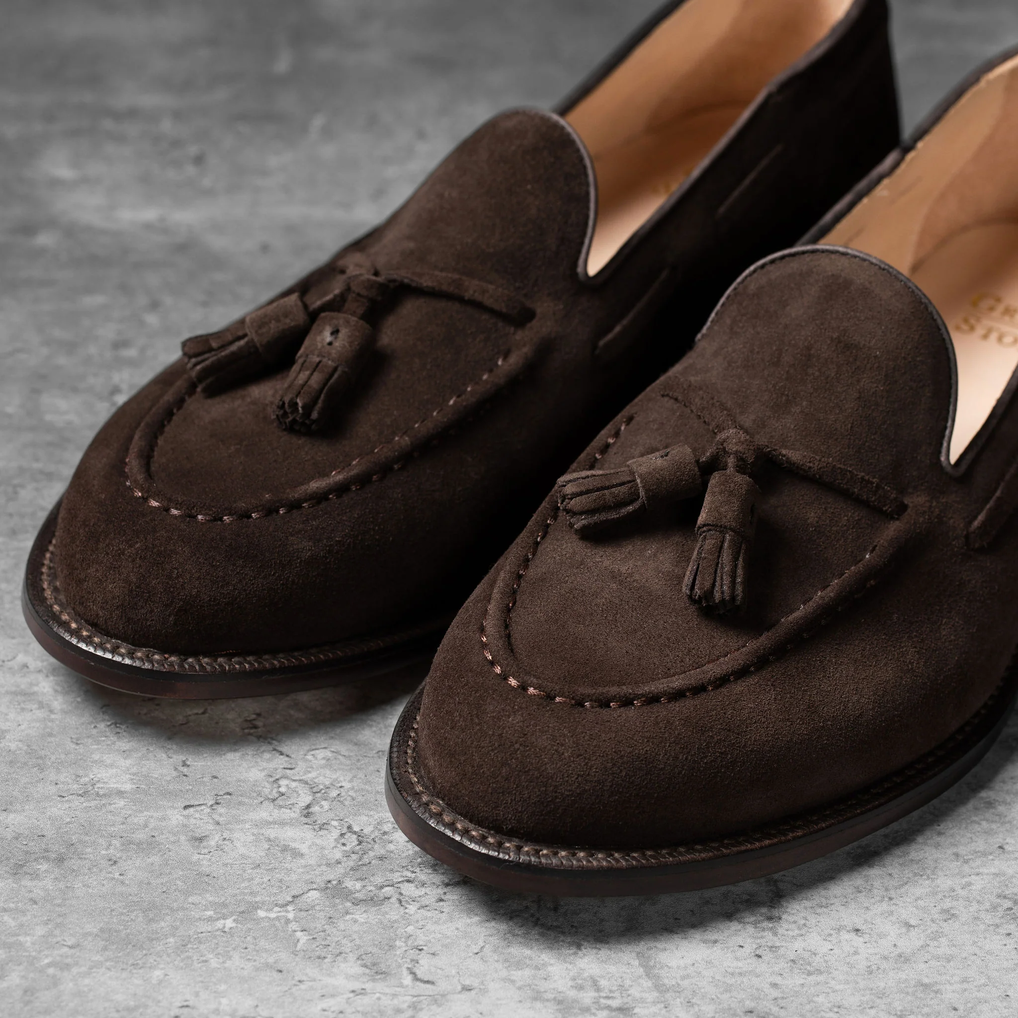 Tassel Loafer Espresso Suede - Image 6