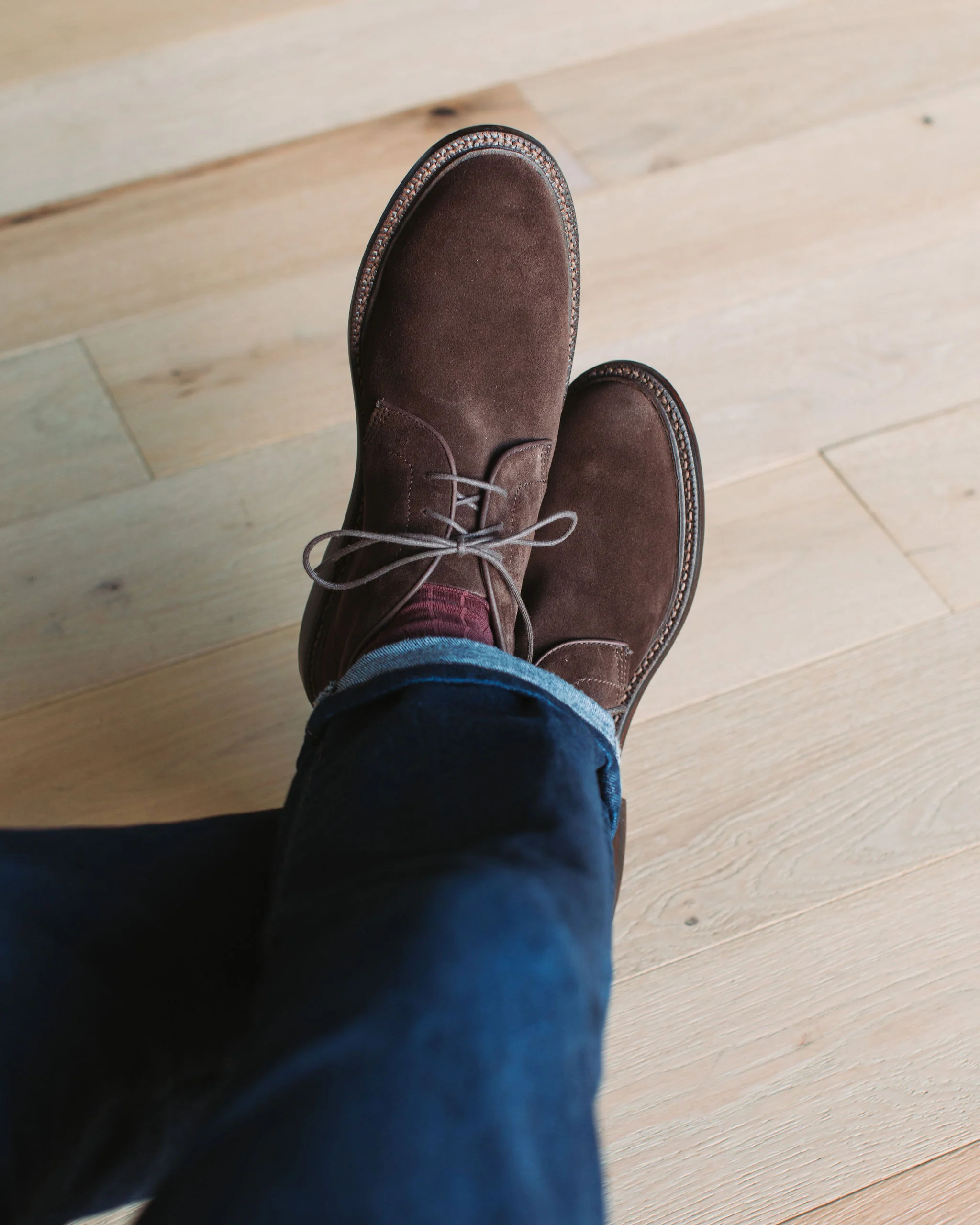 Unlined Chukka - Espresso Suede - Image 8