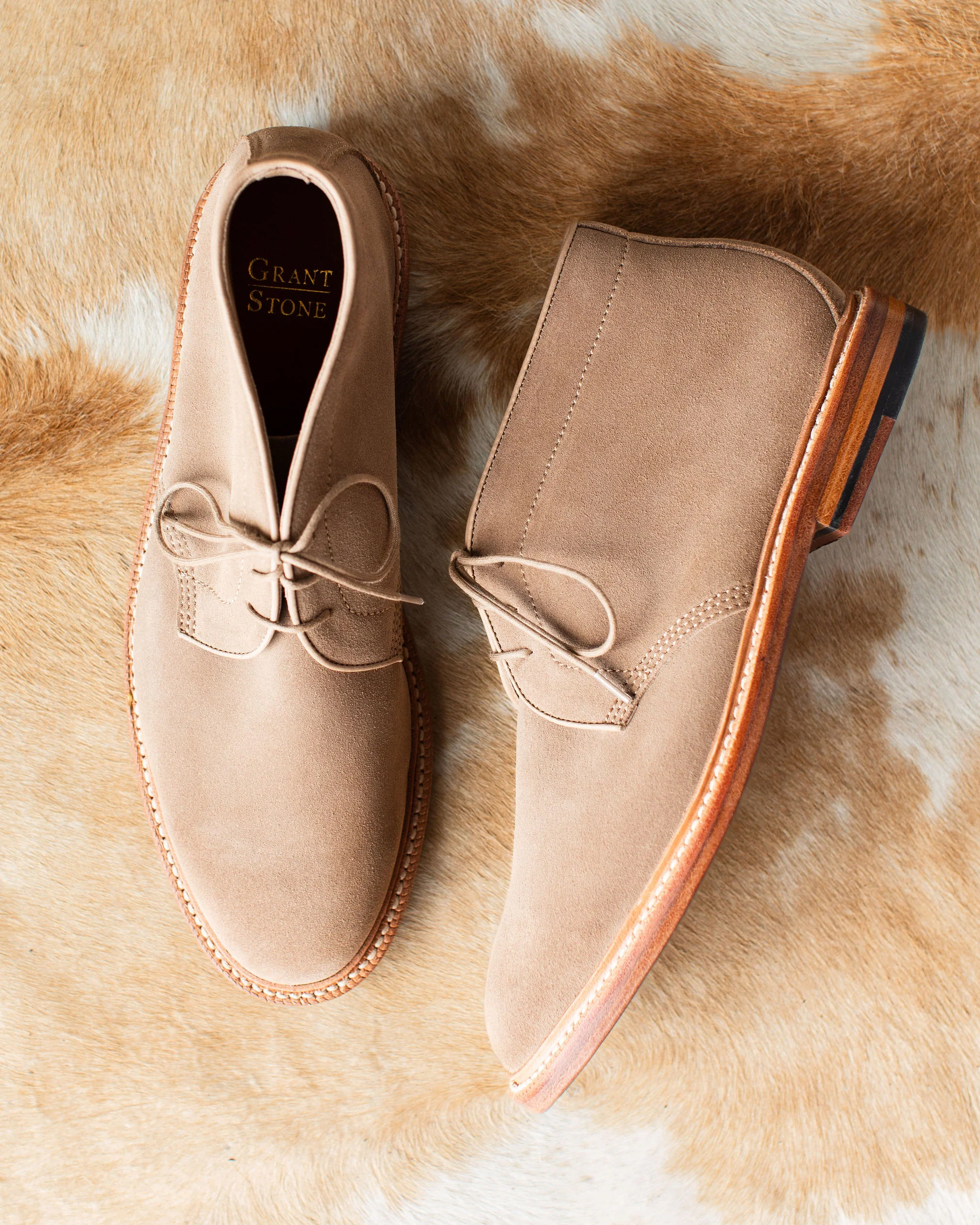 Unlined Chukka - Sand Suede - Image 5