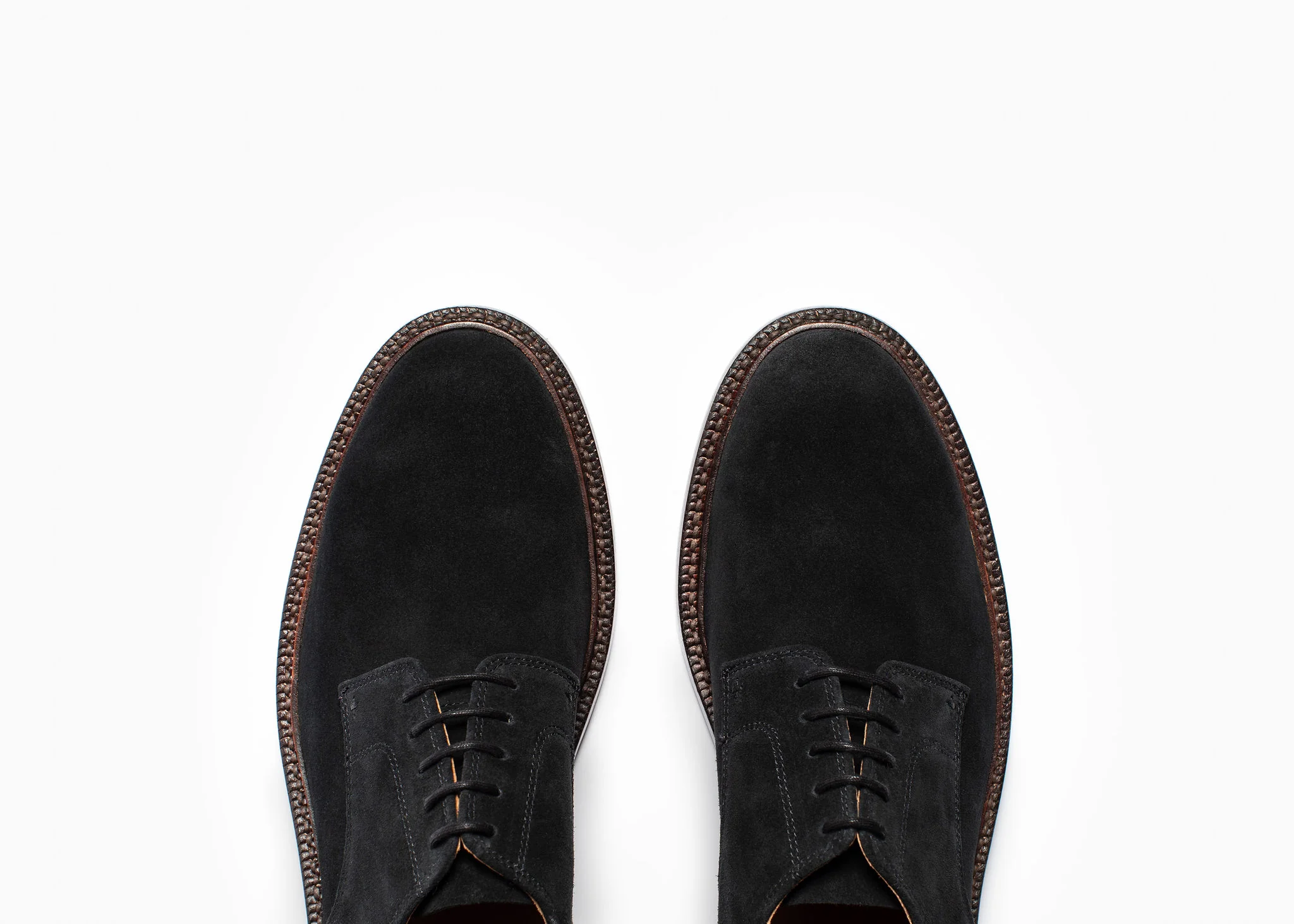 Unlined Derby Black Suede - Image 3