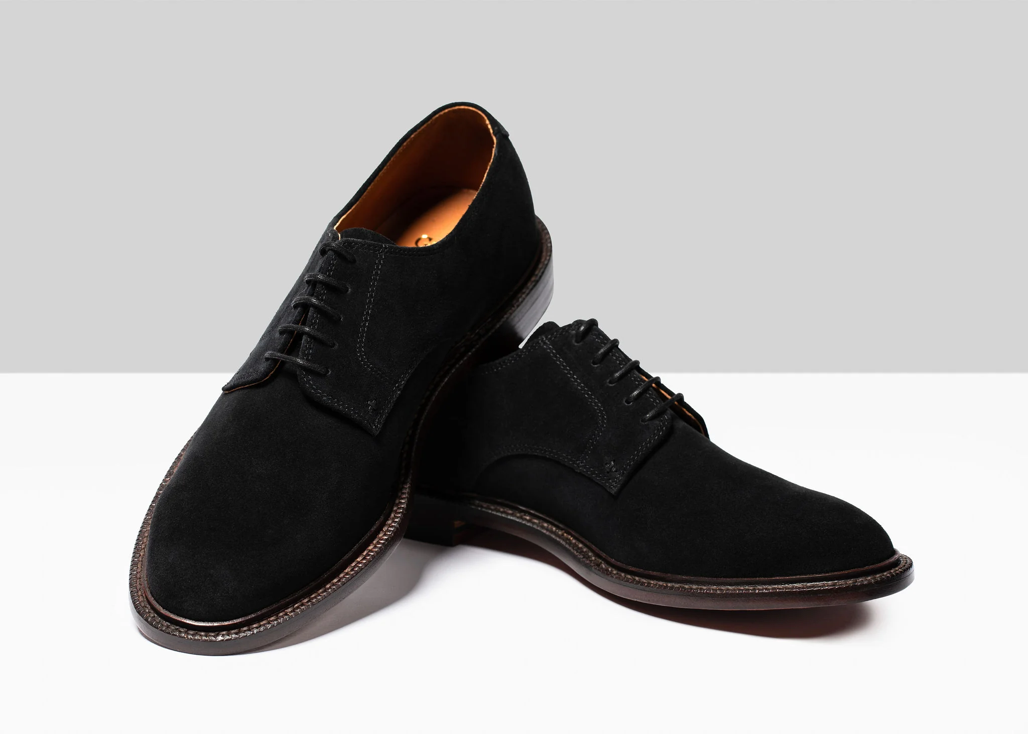 Unlined Derby Black Suede - Image 4