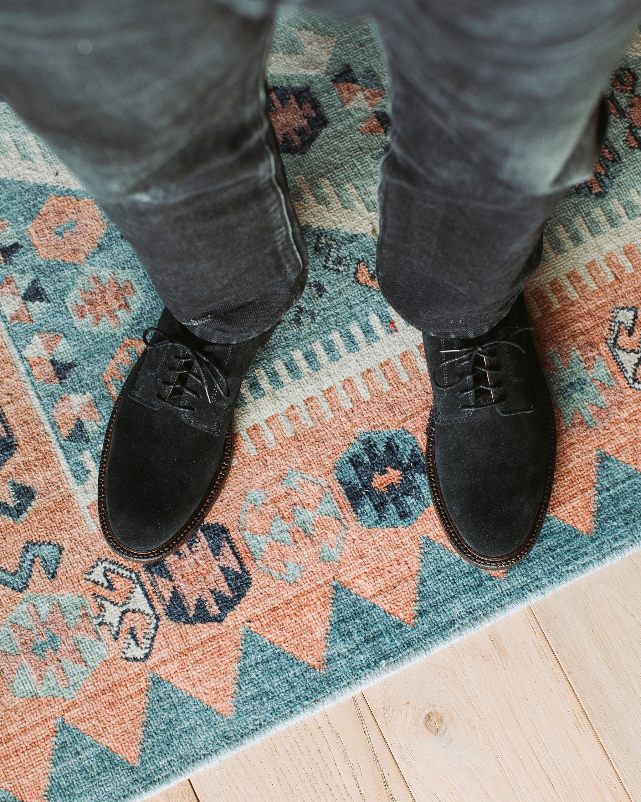 Unlined Derby Black Suede - Image 7