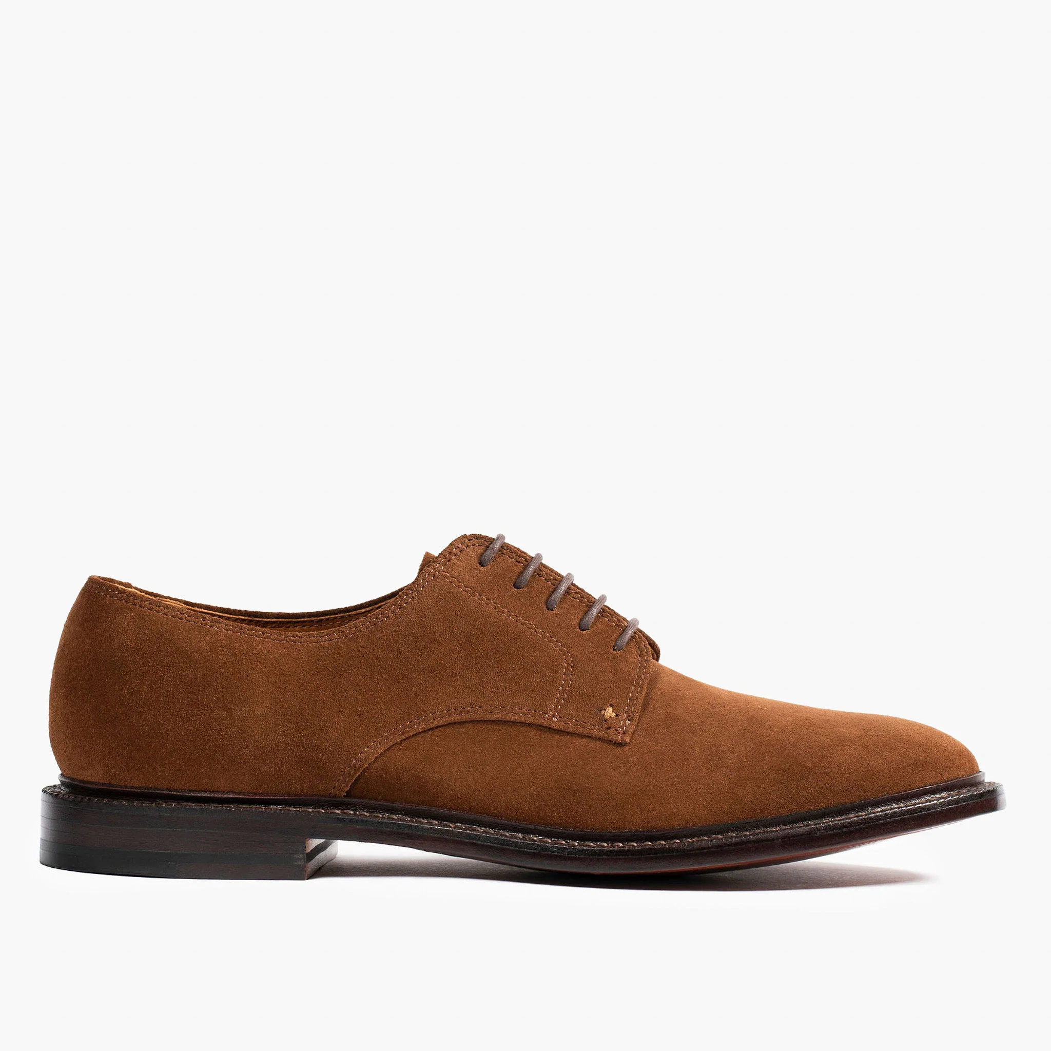 Unlined Derby Bourbon Suede