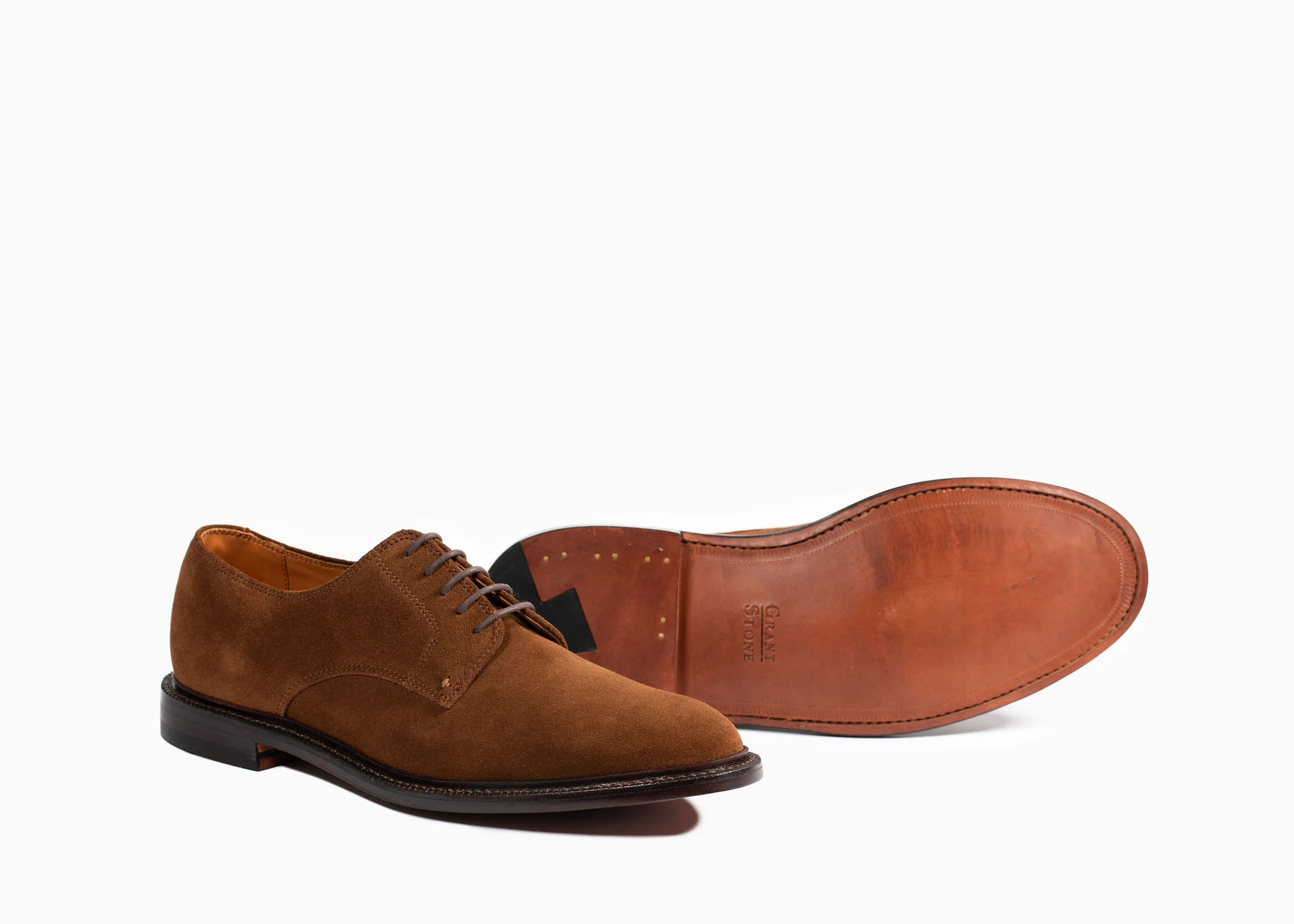 Unlined Derby Bourbon Suede - Image 2