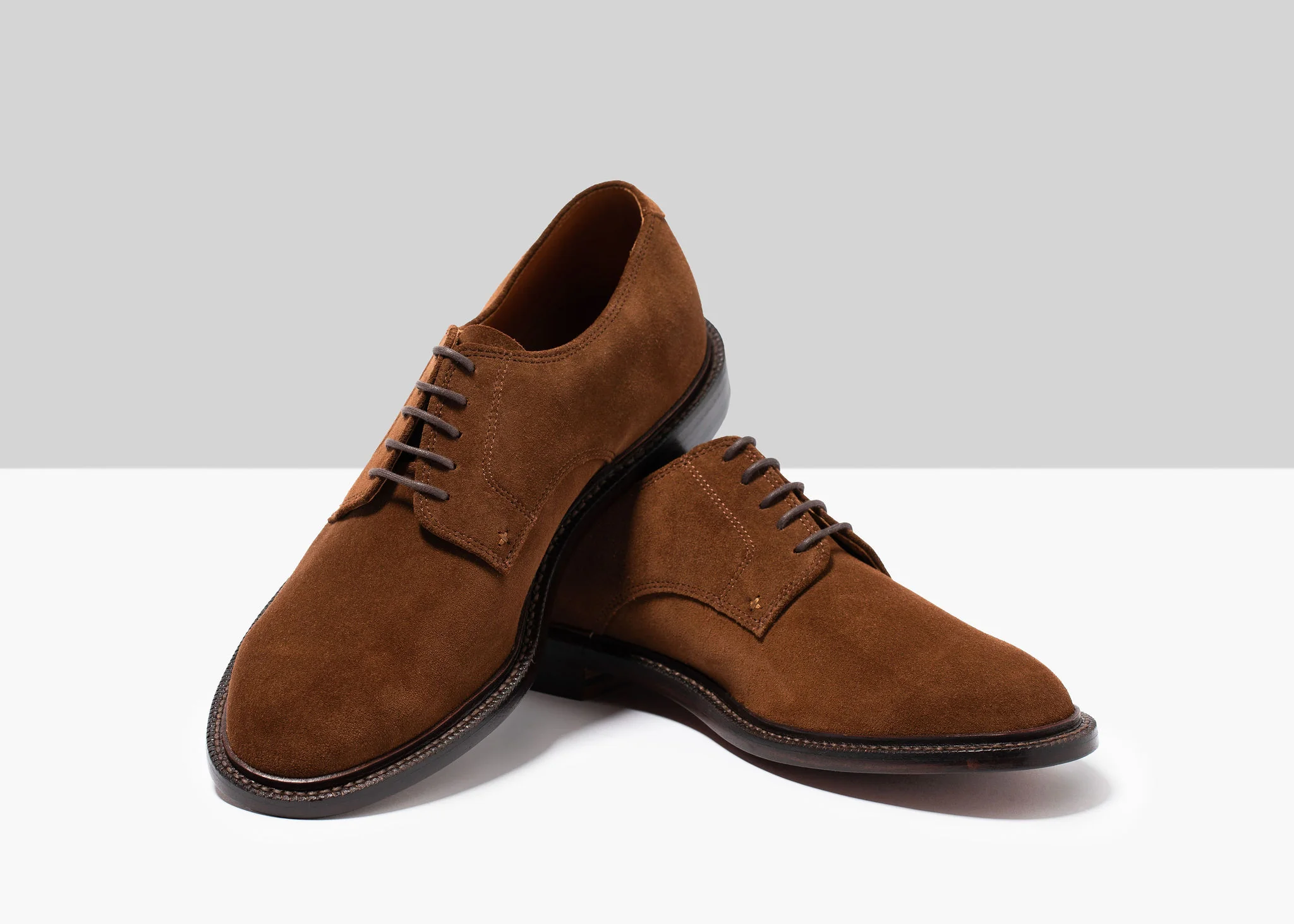 Unlined Derby Bourbon Suede - Image 4