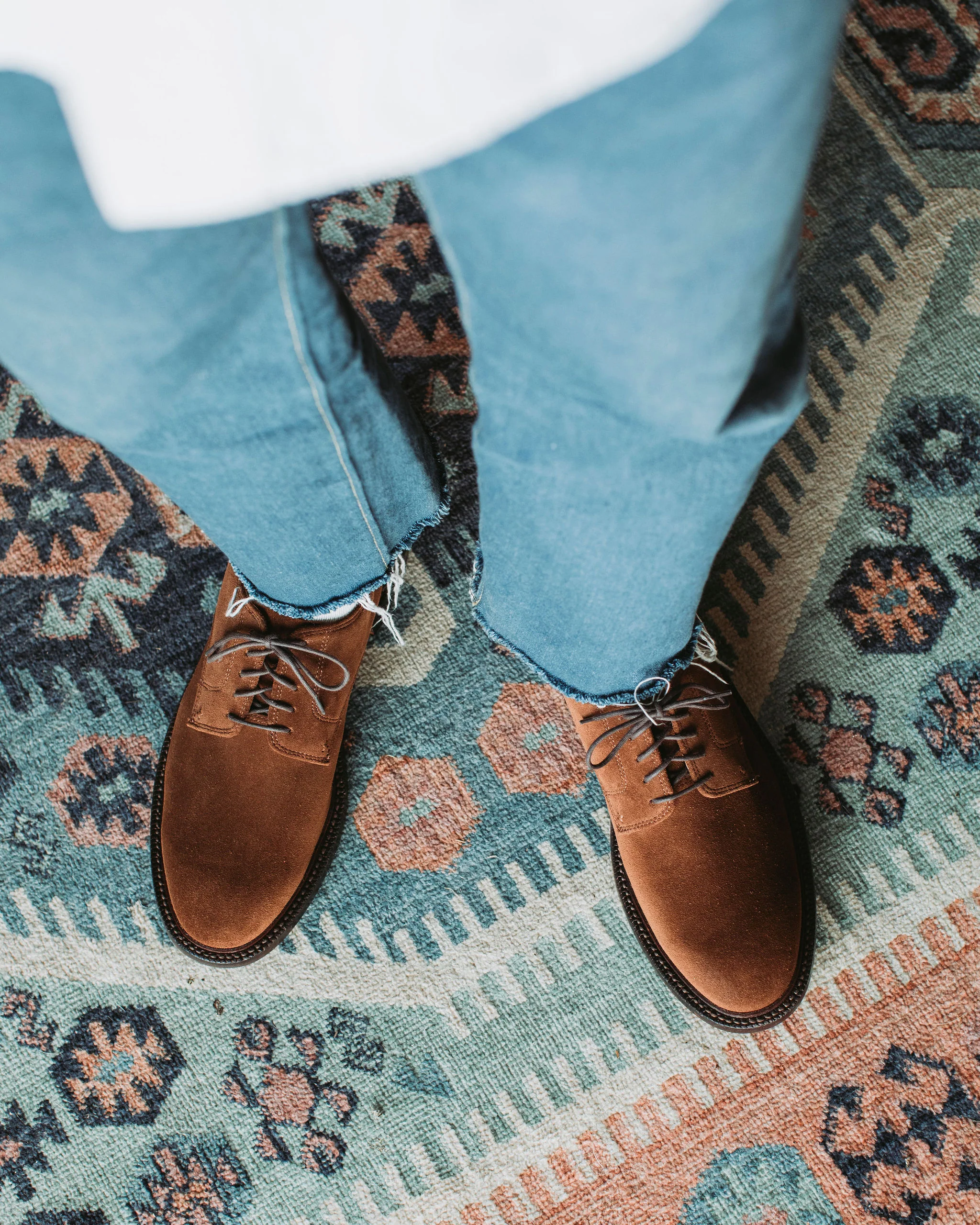 Unlined Derby Bourbon Suede - Image 7