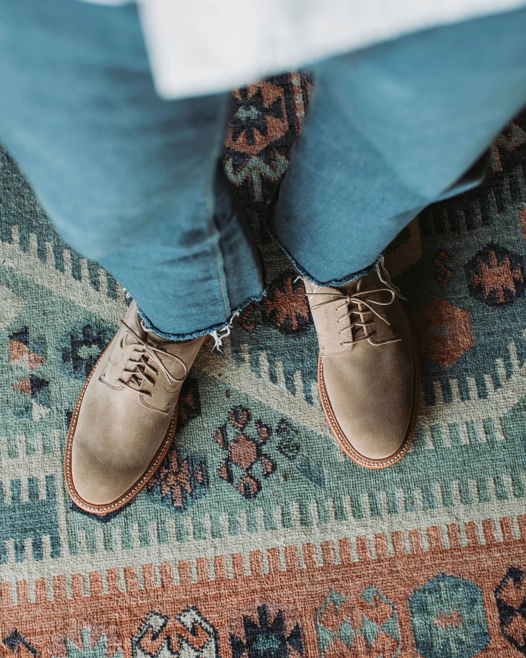 Unlined Derby Sand Suede - Image 7